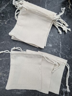 کیسه پارچه ای کوچک تک نخ در ۳ سایز