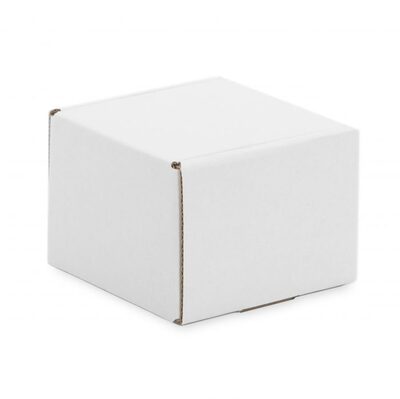 جعبه مقوایی سفید کیبوردی (8در8در6سانت)