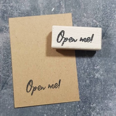 مهر نوشته open me 